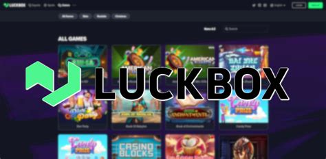 Luckbox casino login